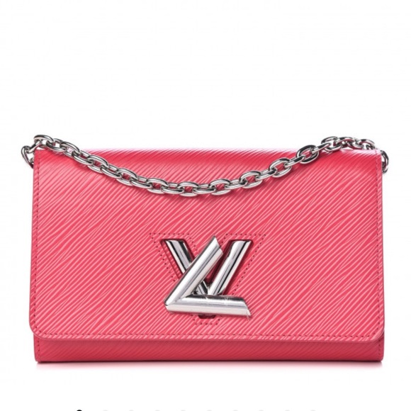 LOUIS VUITTON Epi Twist Chain Wallet Hot Pink - Picture 12 of 13